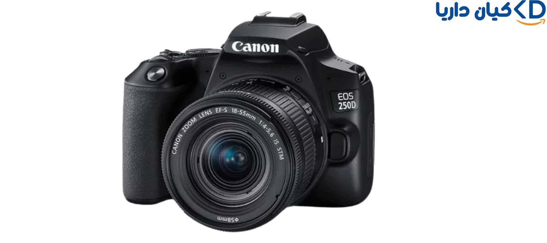 دوربین  عکاسی دیجیتالی Canon EOS 250D به همراه لنز EFS 18-55mm سبک‌ترین دوربین DSLR با کیفیت 4K و حسگر 24.1 مگاپیکسلی