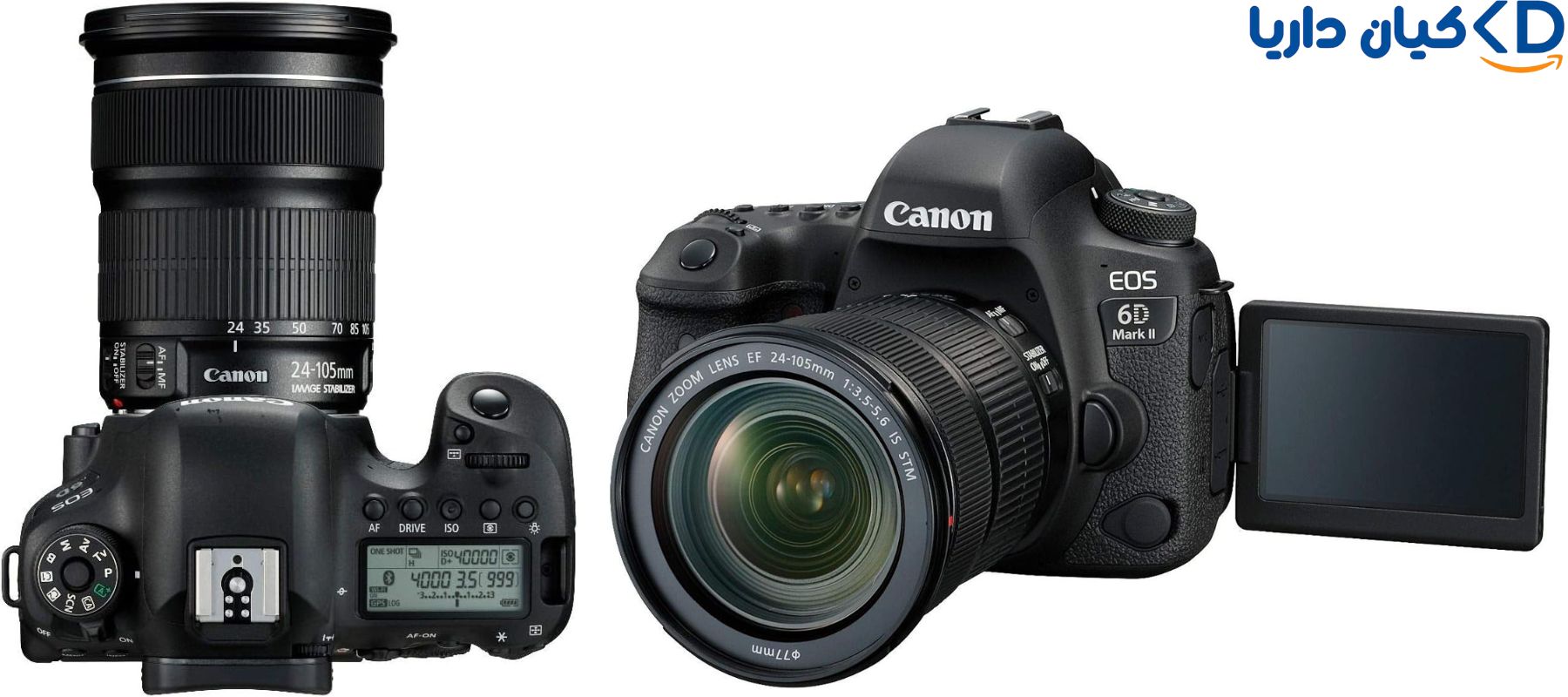 دوربین  عکاسی دیجیتالی DSLR کانن مدل EOS 6D Mark II به همراه لنز EF 24-105mm USM با سنسور فول‌ فریم 26.2 مگاپیکسلی