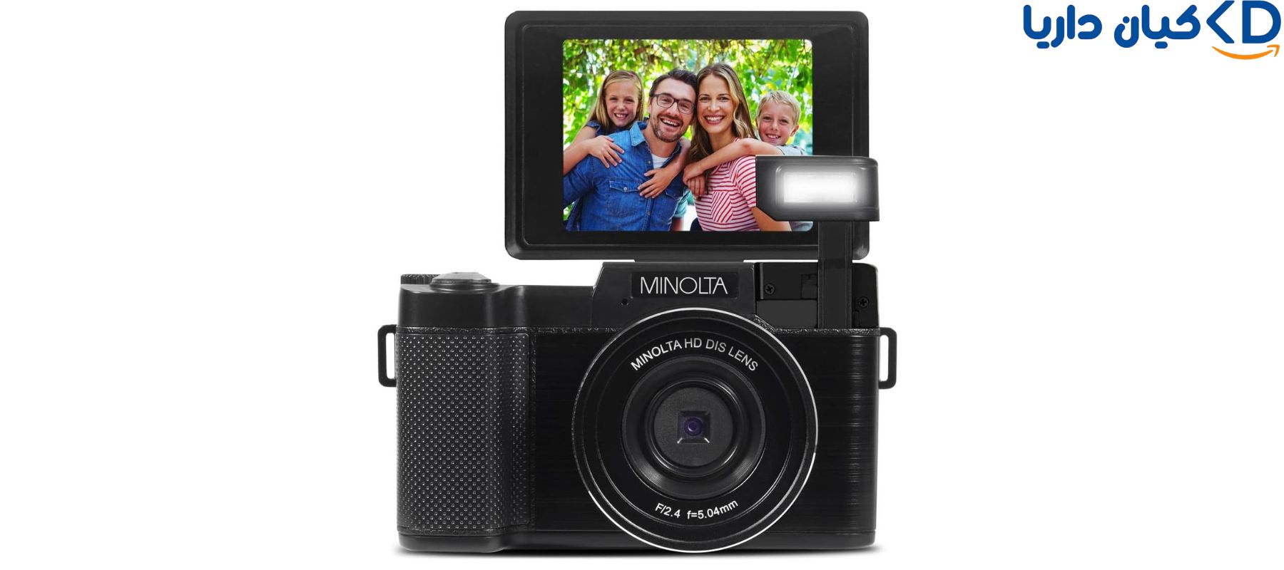 دوربین دیجیتال Minolta MND30 با کیفیت 30 مگاپیکسل  2.7K Ultra HD (رنگ مشکی)