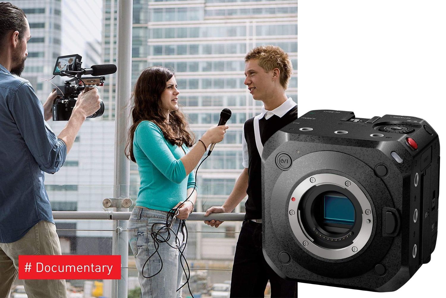 دوربین عکاسی دیجیتال سینما پاناسونیک Panasonic LUMIX BGH1 Cinema 4K Box Camera