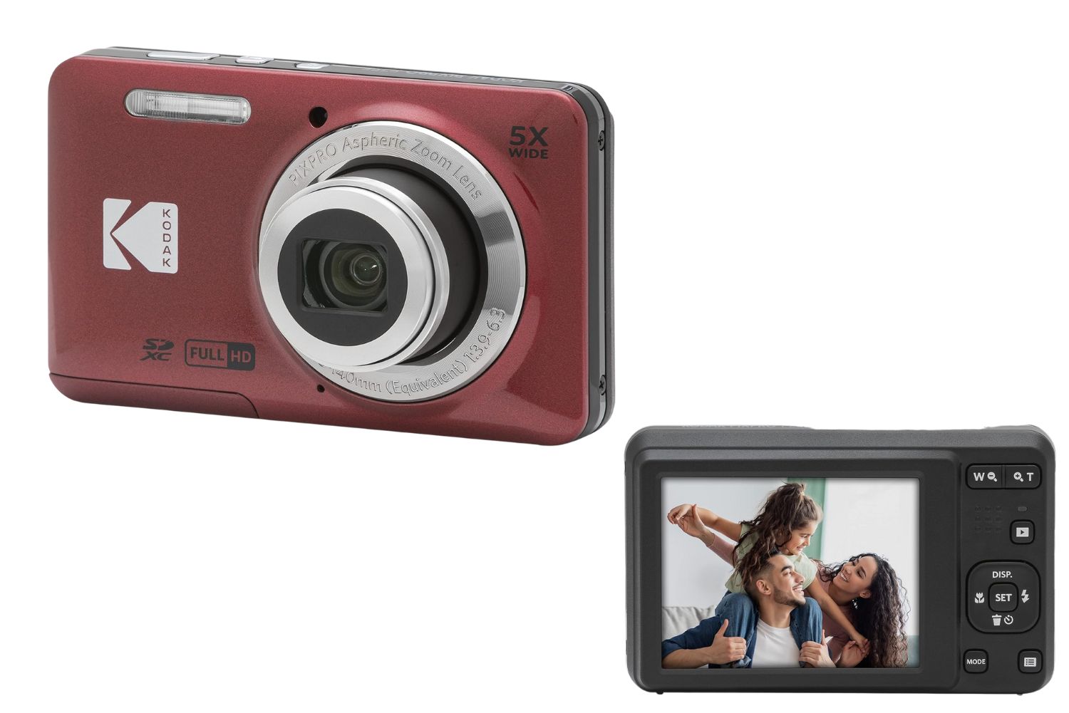 دوربین عکاسی دیجیتال کداک مدل PIXPRO FZ55-RD 16MP رنگ قرمز