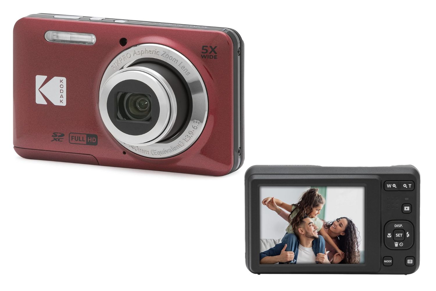 دوربین عکاسی دیجیتال کوداک PIXPRO FZ55-RD، 16 مگاپیکسل