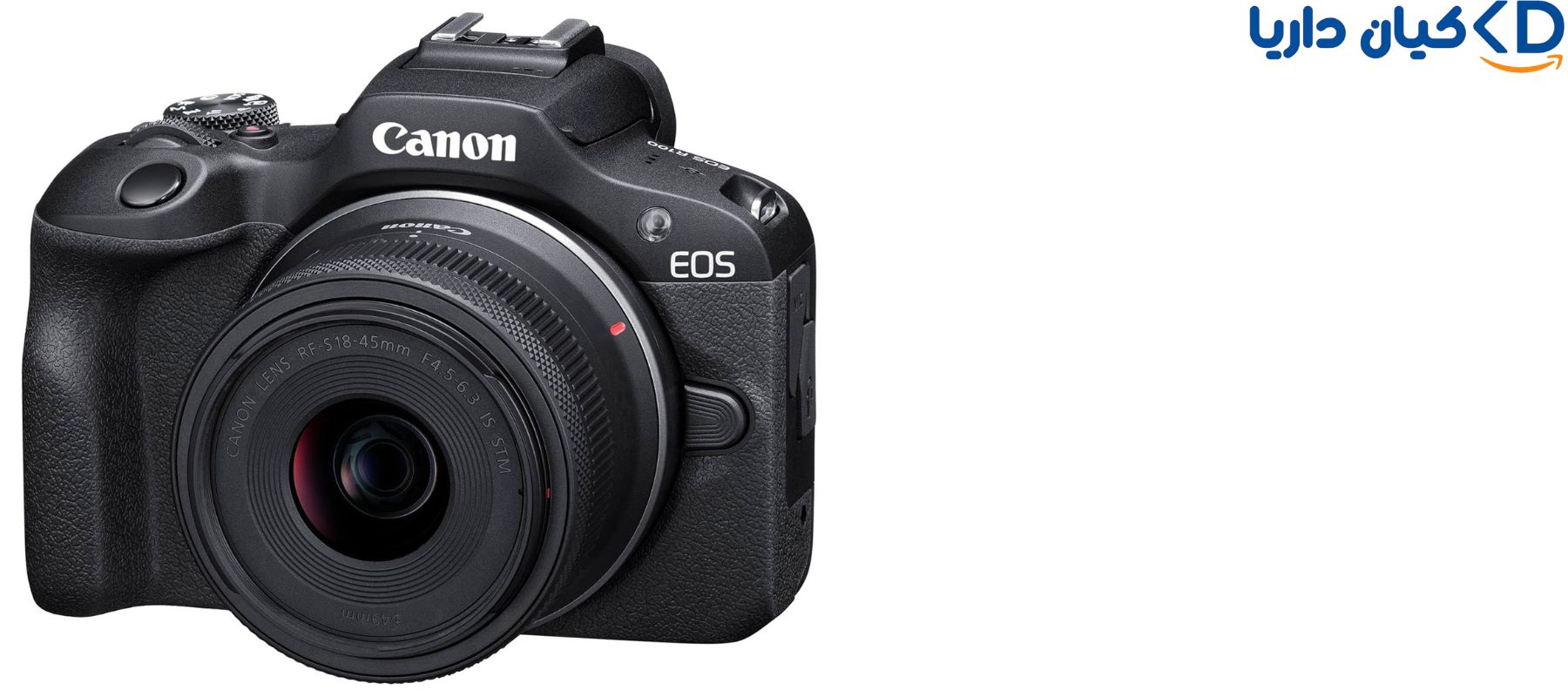 دوربین عکاسی دیجیتالی بدون آینه کانن مدل EOS R100 به همراه لنز RF-S 18-45mm F4.5-6.3 IS STM، مشکی