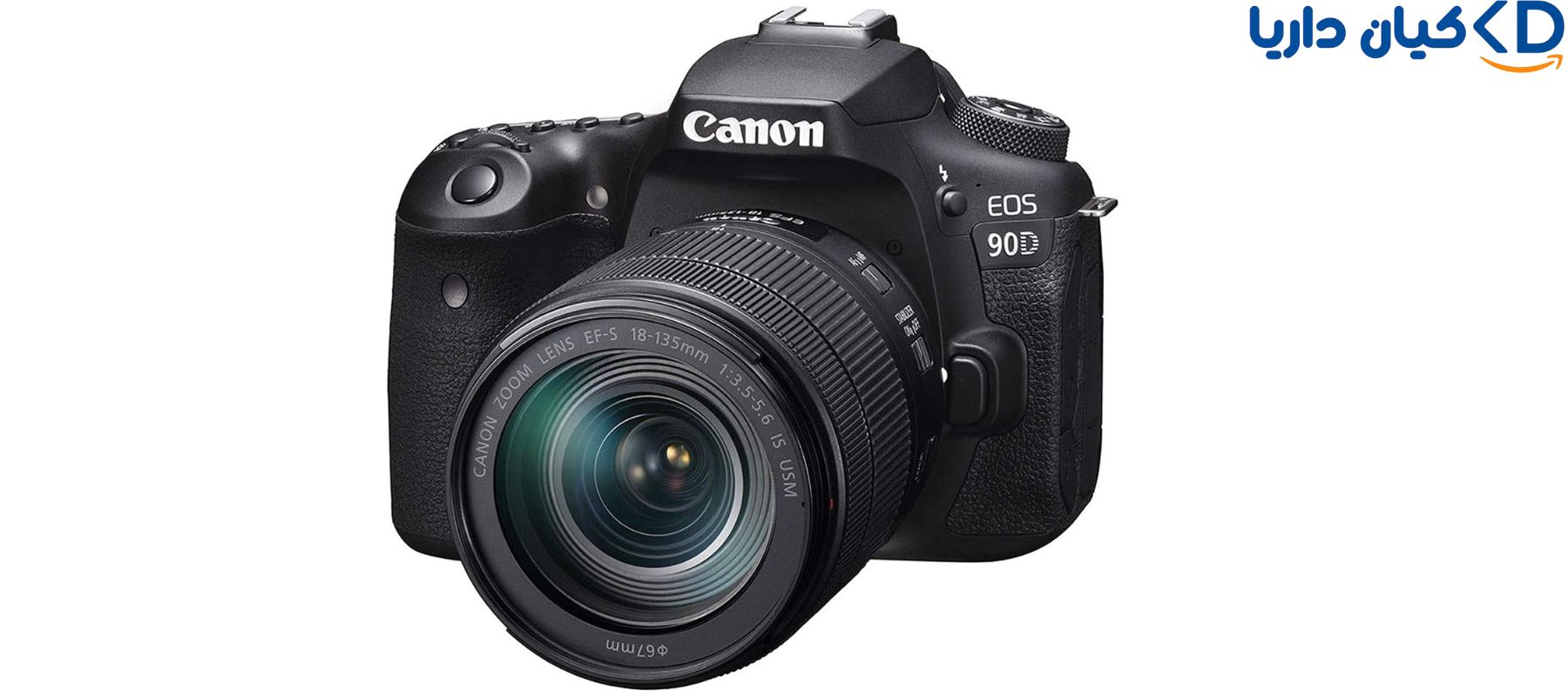 دوربین عکاسی دیجیتالی کانن  مدل 90 دی به همراه لنز Canon EOS 90D DSLR Camera with 18-135mm Lens با وضوح بالا 32.5 مگاپیکسلی