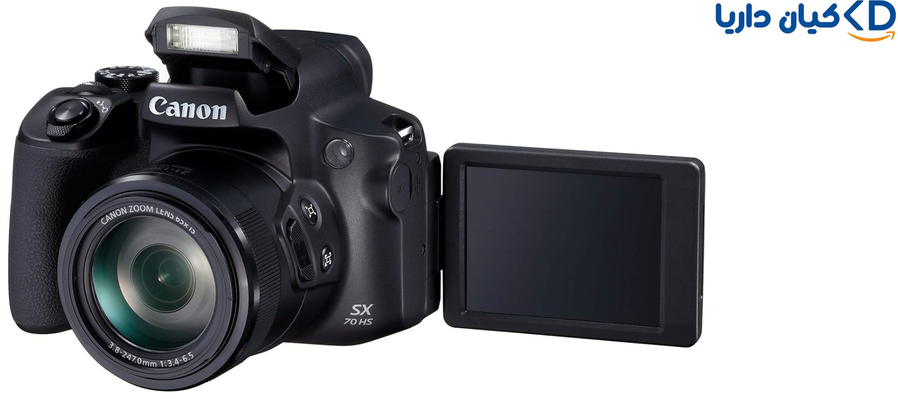 دوربین عکاسی دیجیتالی کانن سوپر زوم مدل  Canon PowerShot SX70 HS Digital Camera با داشتن زوم اپتیکال 65 برابری برای سوژه شما 