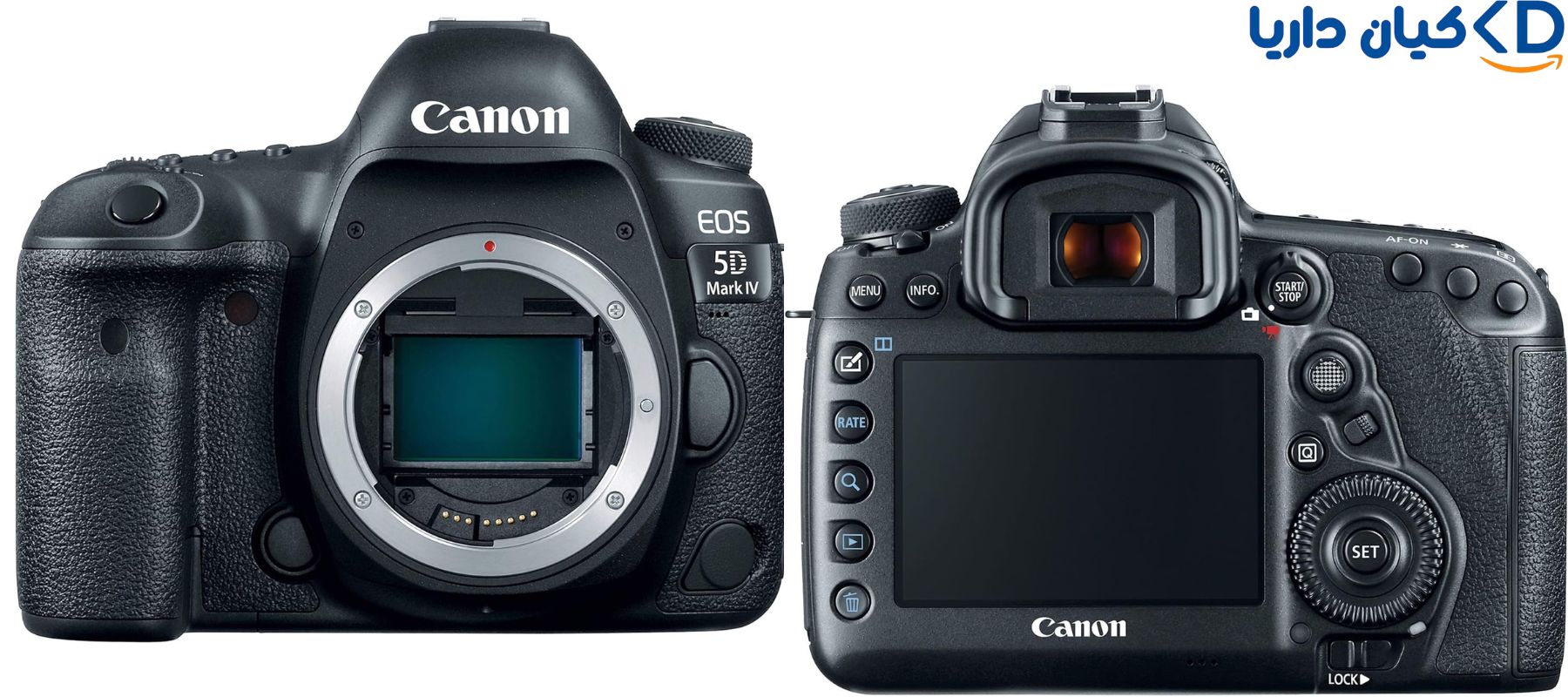 دوربین عکاسی دیجیتالی کانن مدل 5d دیجیتال فول‌ فریم باپردازنده قدرتمند DIGIC 6و سیستم فوکوس Dual Pixel، و قابلیت فیلم‌ برداری 4K