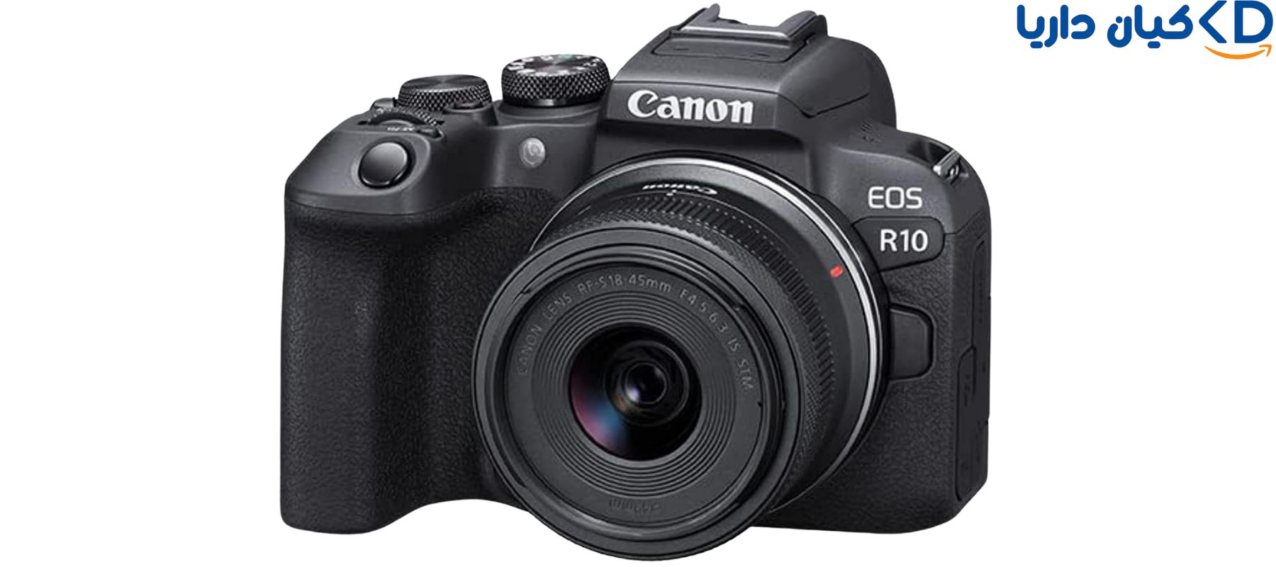 دوربین عکاسی دیجیتالی  بدون آینه قدرتمند Canon EOS R10 به همراه لنز RF-S 18-45mm  با حسگر 24.2 مگاپیکسلی و فیلم‌برداری 4K