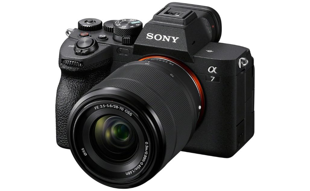 دوربین عکاسی دیجیتتالی بدون آینه سونی مدل Sony a7 IV Mirrorless Camera with 28-70mm بدون آینه فول‌ فریم هیبریدی