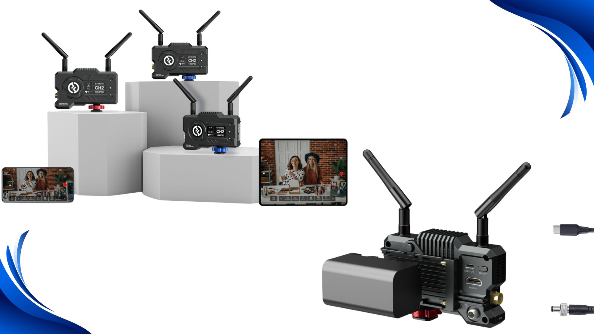 سیستم انتقال ویدئو بی سیم Hollyland Mars 400S PRO SDIHDMI