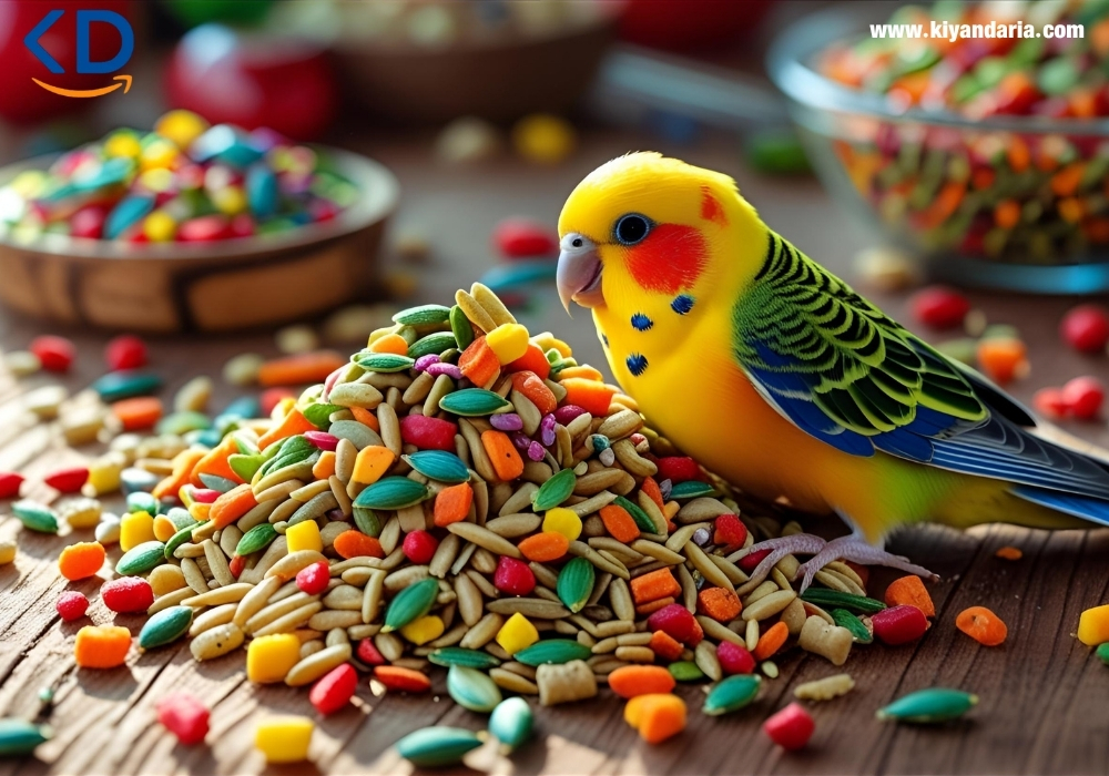 غذای مرغ عشق