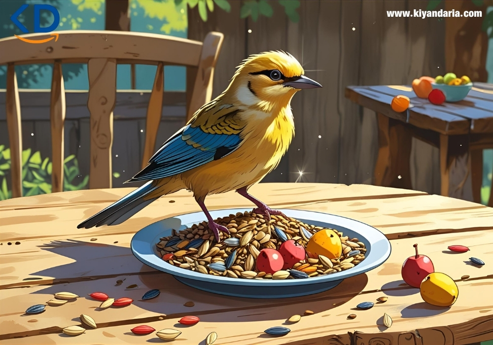 غذای مرغ مینا