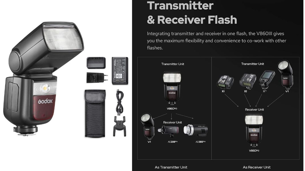فلاش گودکس Godox V860IIN TTL Flash for Nikon (با گارانتی ایران گودکس)