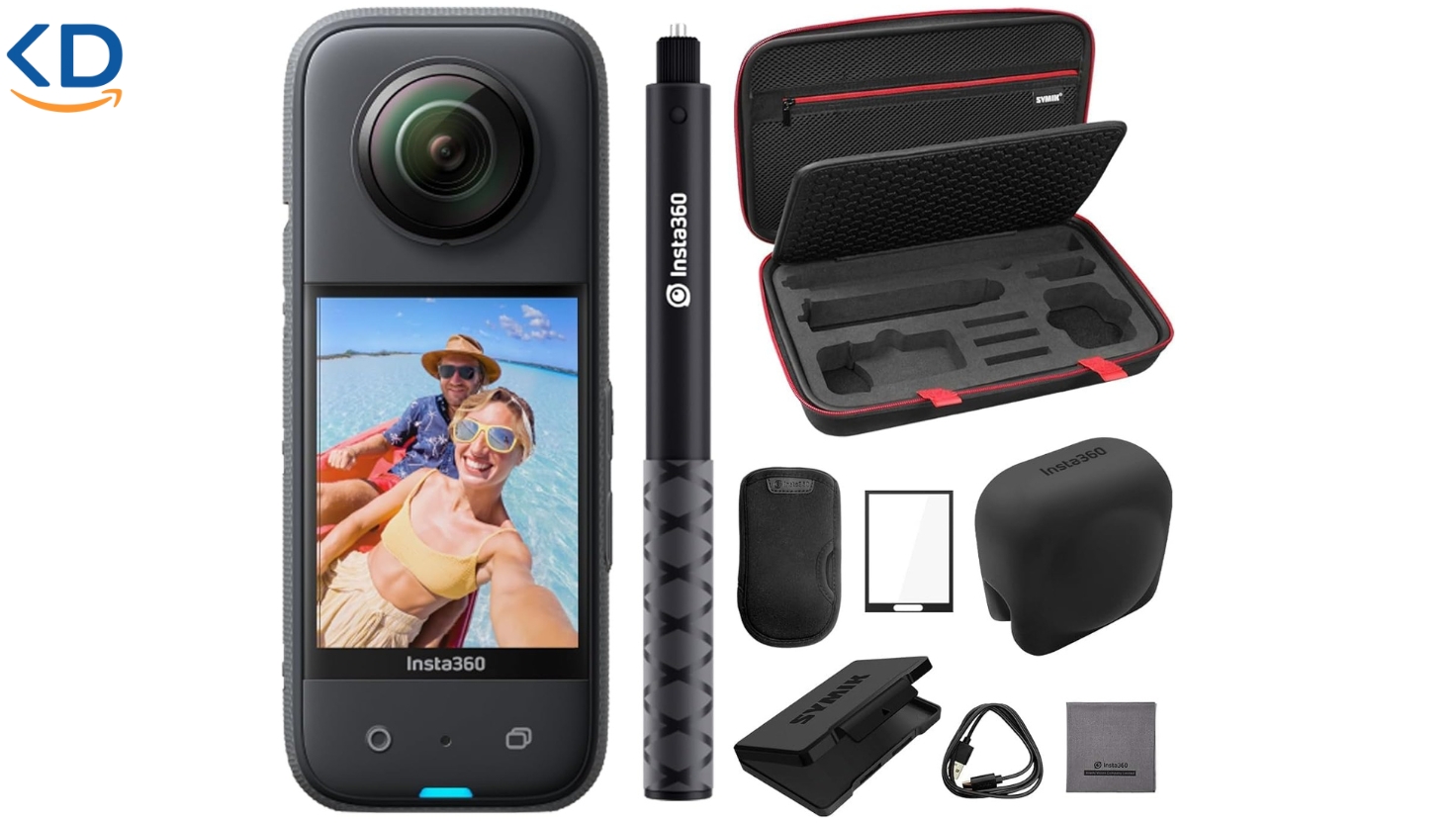 دوربین فیلمبرداری اکشن و ورزشی insta360 X3 با فیلمبرداری HDR و ضد گردوغبار