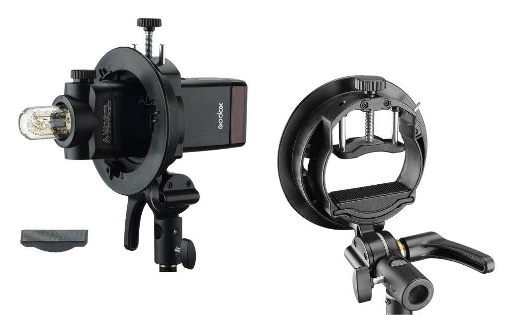 مبدل سافت باکس برای فلاش اکسترنال Godox S2 Speedlite Bracket for Bowens