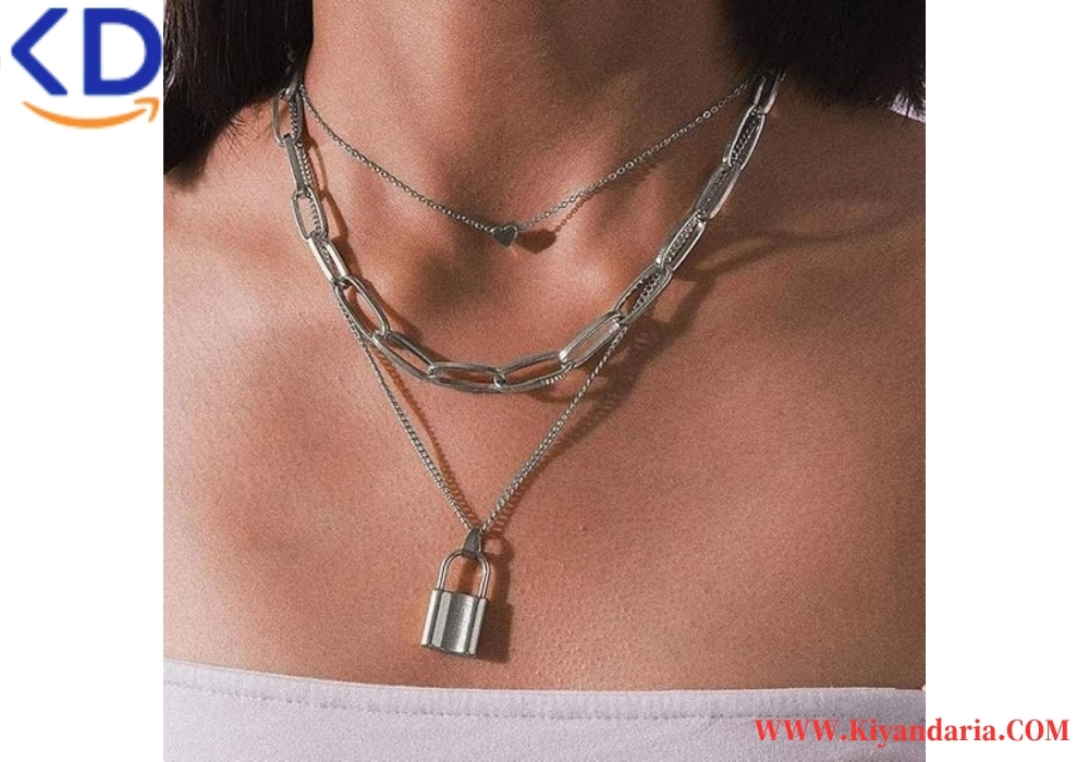 گردنبند نقره ای