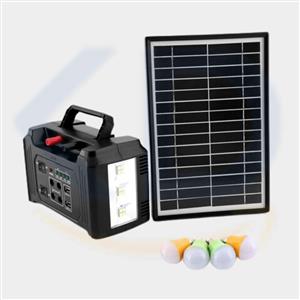 پاور استیشن خورشیدی قابل حمل Monopo با پنل خورشیدی و چراغ LED