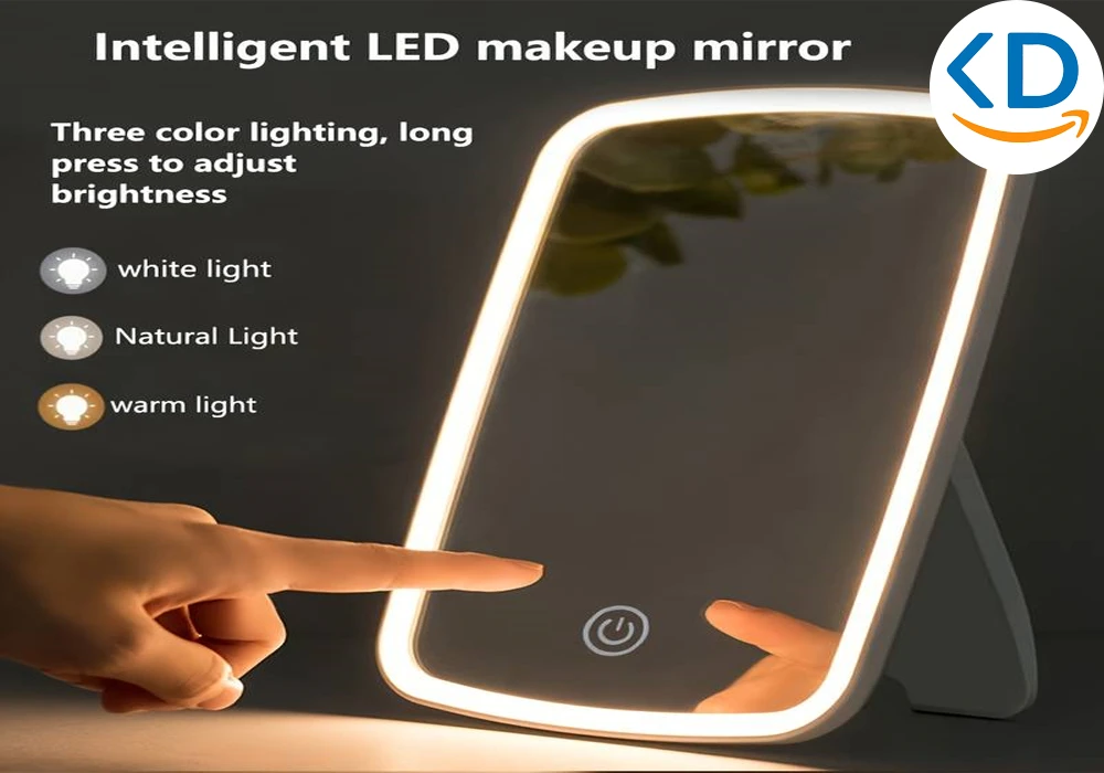 آینه آرایشی LED رومیزی
