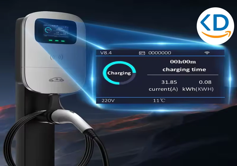شارژر دیواری خودرو برقی مدل JIGU - توان 7.6 کیلووات