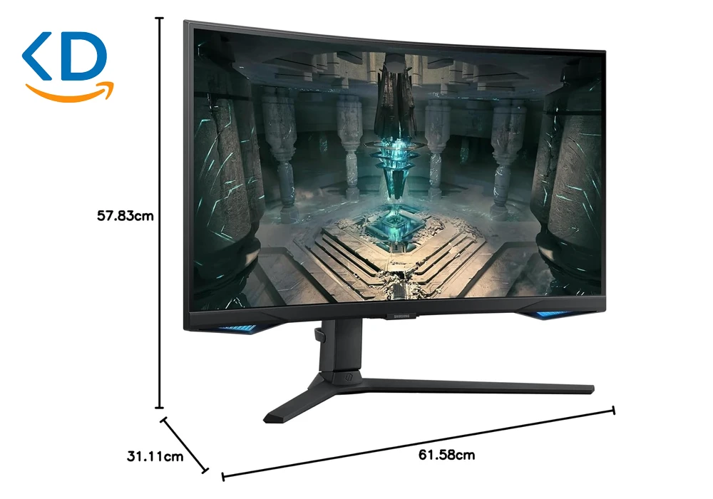 مانیتور گیمینگ سامسونگ 27 اینچ خمیده مدل Odyssey G6 QHD
