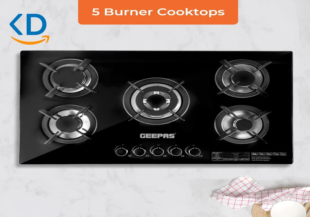 اجاق گاز صفحه ای ۵ شعله جیپاس Geepas GGC31011