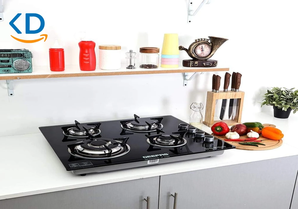 اجاق گاز صفحه ای ۴ شعله جیپاس Geepas GK4410