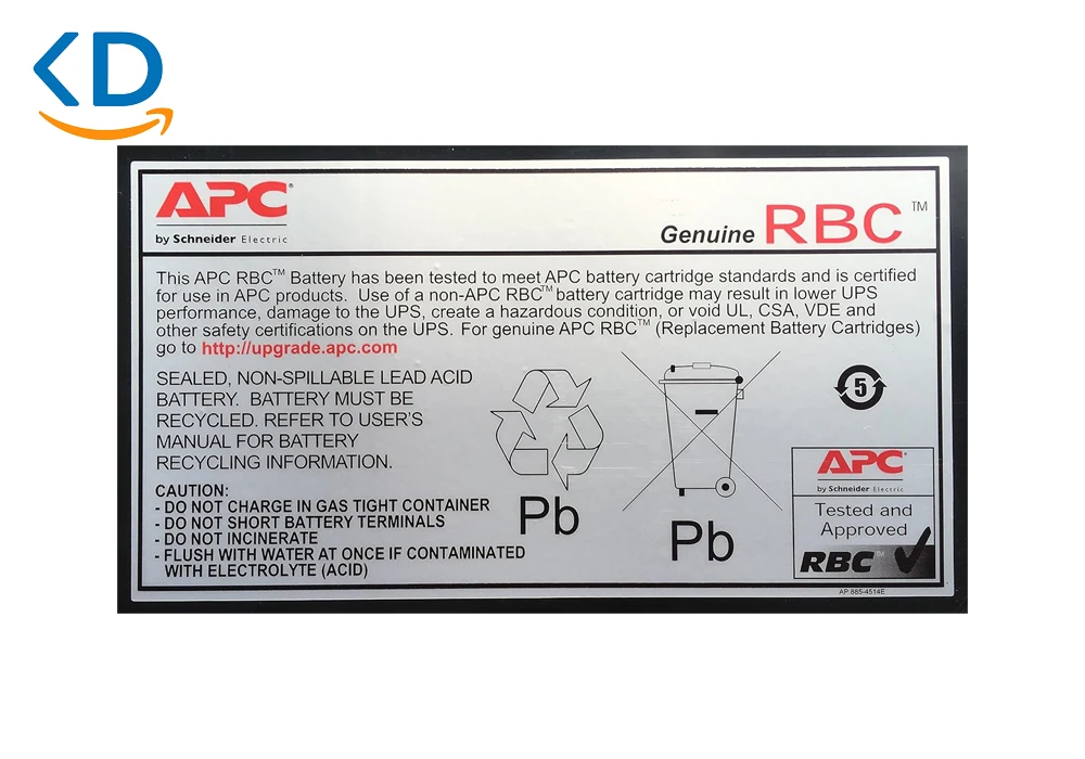 باتری جایگزین یو پی اس APC RBC23