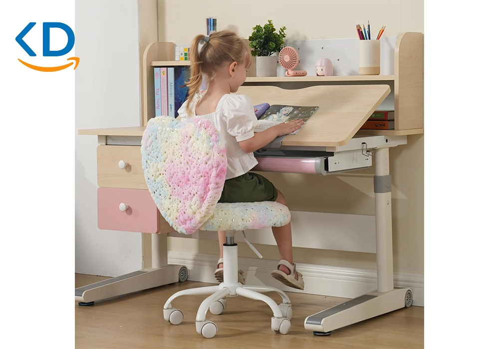 صندلی کودک دخترانه DM Furniture – قلبی شکل