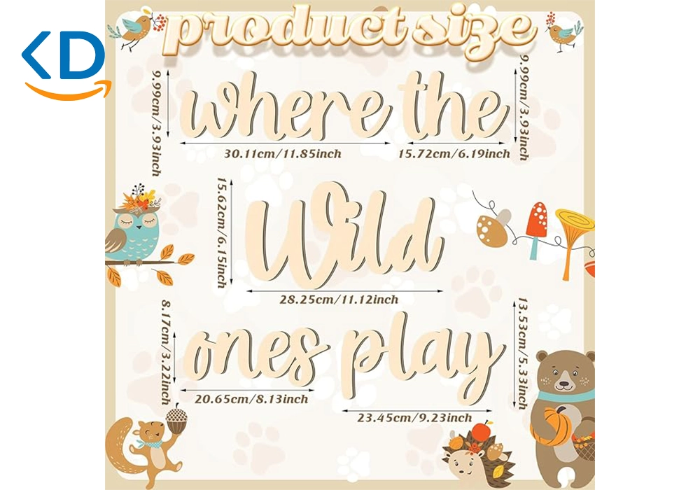 Kigley 5-Piece Playroom Wall Decor Set