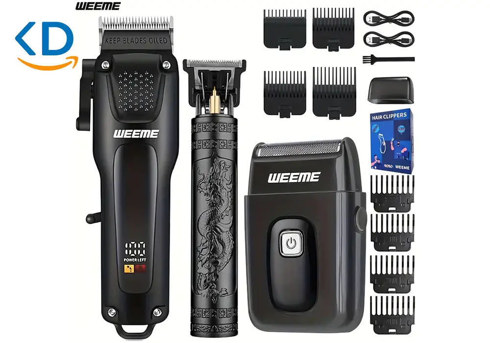 ست اصلاح مردانه سه تکه WEEME با نمایشگر LCD