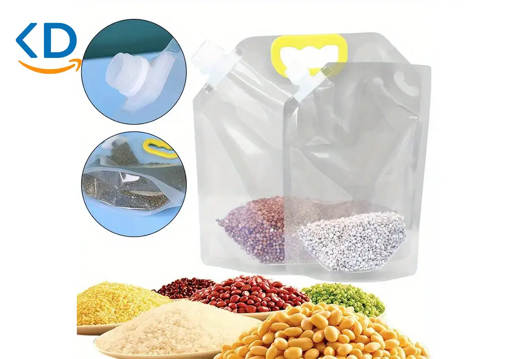 ۱۲ عدد کیسه نگهداری مواد غذایی قابل استفاده مجدد – دارای دسته و خروجی