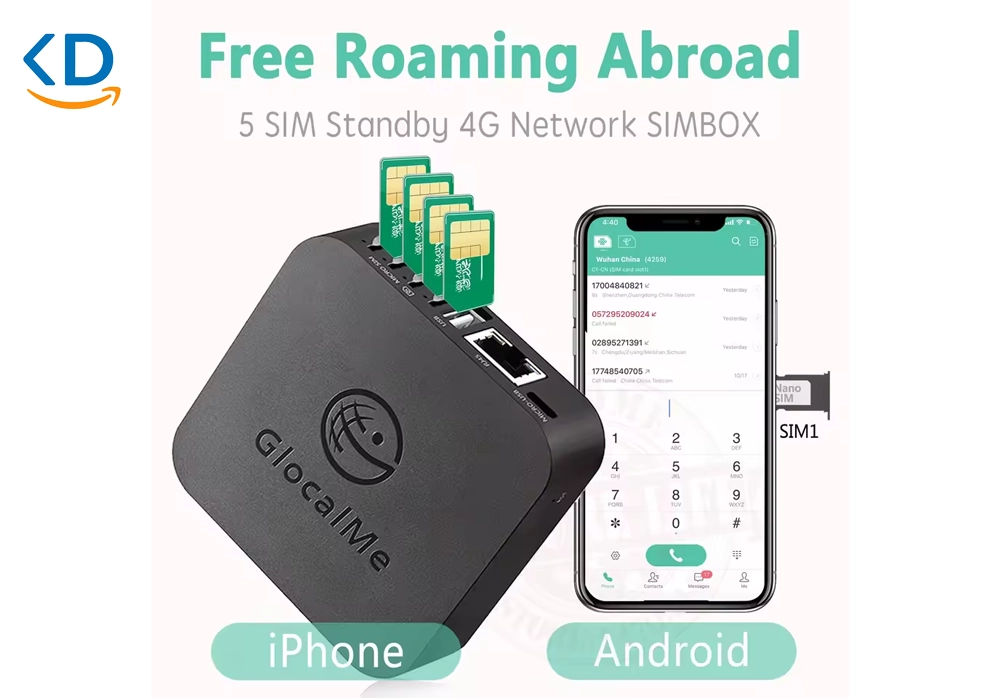 سیم‌باکس Glocalme  Call چندسیم کارته تماس پیامک بدون اینترنت اندروید
