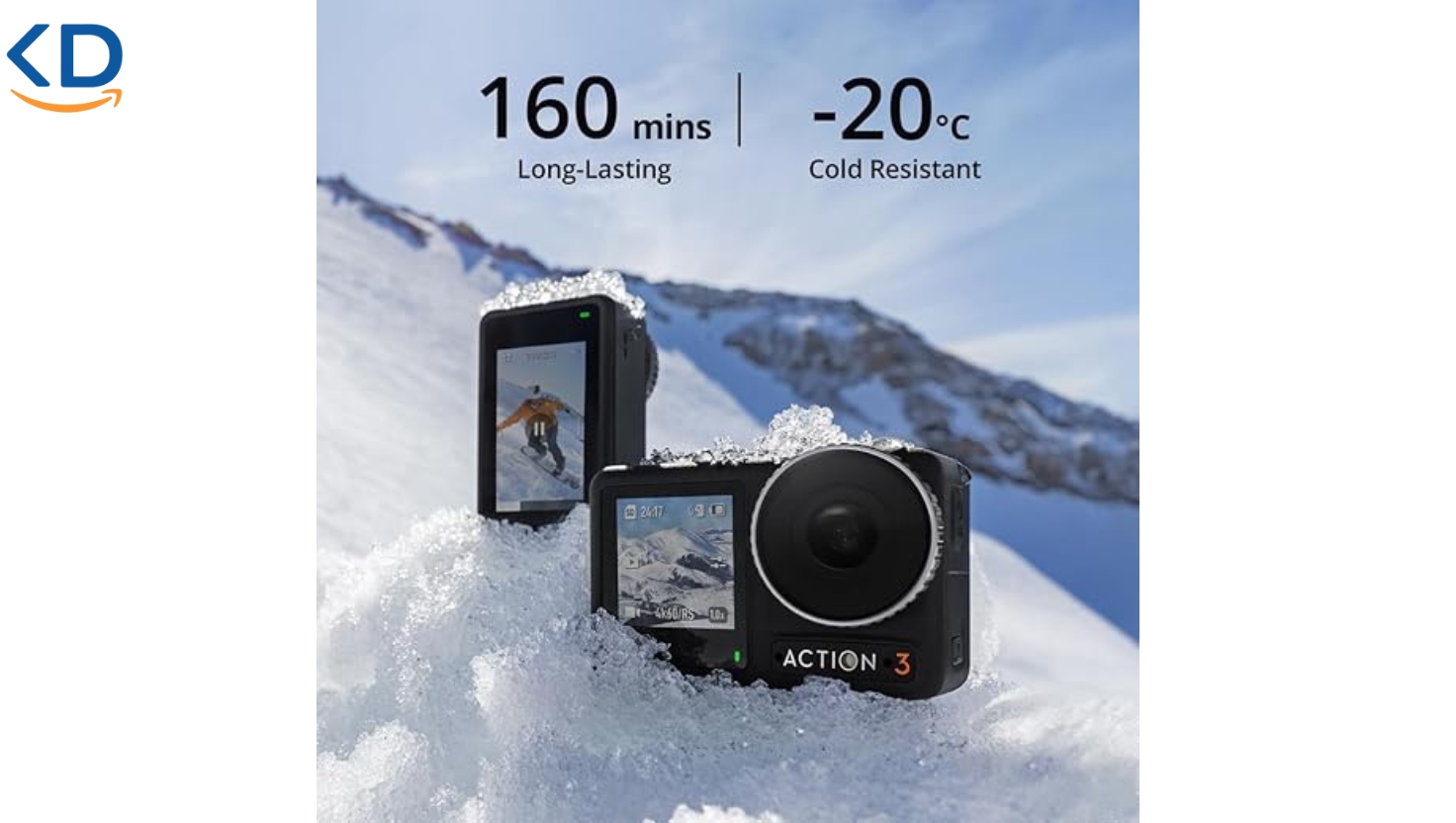 دوربین ورزشی ضد آب DJI Osmo Action 3 Adventure Combo برای ورزش‌های پرتحرک