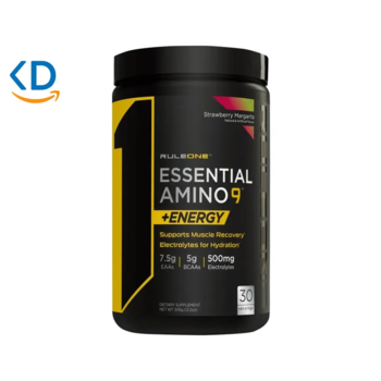 مکمل آمینو اسید Rule1 1 Essential Amino 9 +Energy طعم توت فرنگی مارگاریتا - 345 گرم