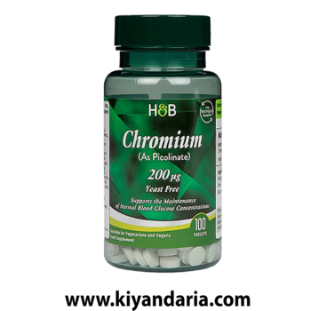 قرص کرومیوم پیکولینات Holland & Barrett100 عددی 200ug