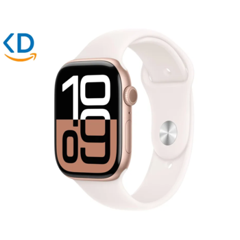 ساعت Apple Watch Series 10 GPS + Cellular   46mm آلومینیوم رزگلد