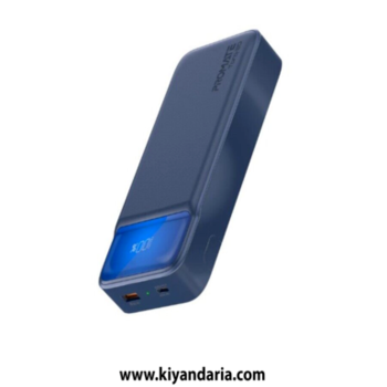 پاوربانک فوق باریک Promate 20000mAh-سورمه ای