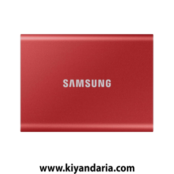 هارد اکسترنال SSD سامسونگ مدل T7 ظرفیت 500 گیگابایت - قرمز