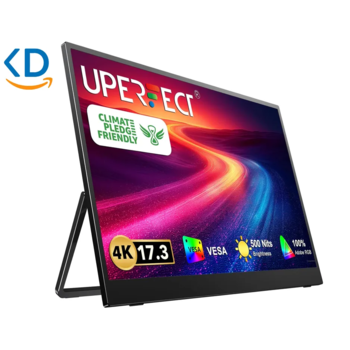 صفحه نمایش پرتابل  UPERFECT 17.3 اینچ 4K HDR IPS AdobeRGB