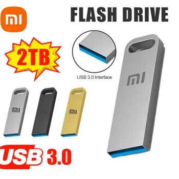 فلش مموری فلزی شیائومی 2 ترابایت USB 3.0 ضد آب و پرسرعت قابل حمل