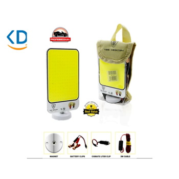 چراغ کمپینگ LED توبی با پایه مغناطیسی مدل CRL-B12 - نور سفید