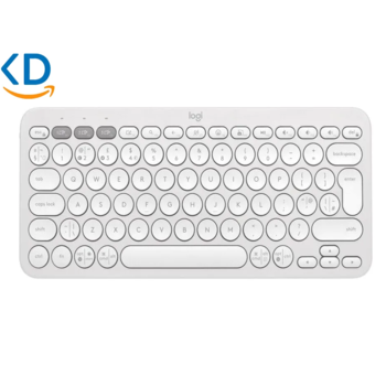 کیبورد بی‌سیم لاجیتک Pebble Keys 2 K380s - سفید