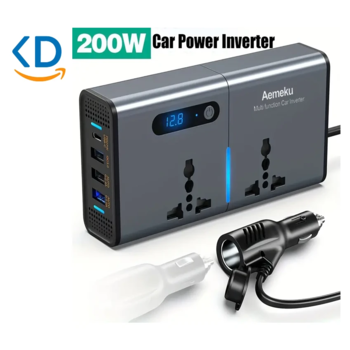 مبدل برق خودرو 12V/24V با خروجی 220V AC