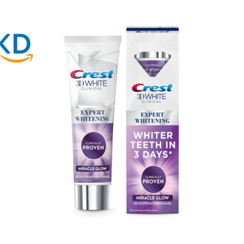 خمیردندان کرست Crest 3DWhite Clinical Miracle Glow – حجم 75 میلی‌ لیتر