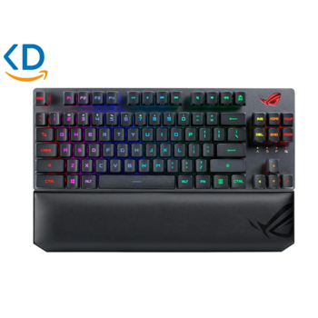 کیبورد گیمینگ بی سیم Asus ROG Strix Scope RX TKL – سوئیچ نوری RX و RGB