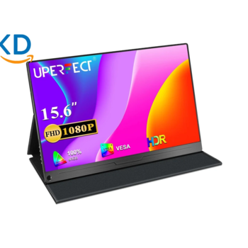 مانیتور قابل حمل UPERFECT 15.6 اینچ FHD IPS HDR با Eye Care و اسپیکر دوگانه