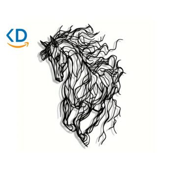 تابلوی فلزی طرح اسب | دکور دیواری مدرن از جنس آهن