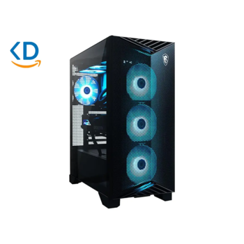 دسکتاپ گیمینگ ام اس ای ایگزیس Z2 با پردازنده رایزن 7 7700، کارت گرافیک RTX 5070، 32 گیگابایت رم DDR5، حافظه داخلی 2 ترابایت NVMe SSD