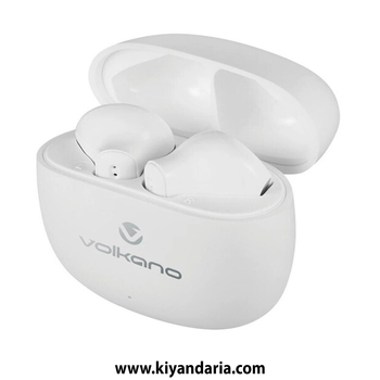 هندزفری بی سیم سفید مدلVolkano Sleek Series Wireless In-Ear TWS Earphones, White