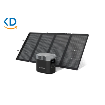 پاور استیشن خورشیدی قابل حمل EcoFlow DELTA2 با پنل 220 وات