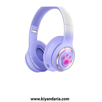 هدفون بلوتوثی Amberjack AKZ61 رنگ بنفش
